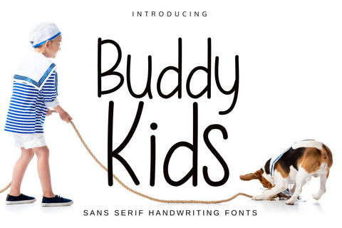 Buddy Kids Font Font Fox7 By Rattana 