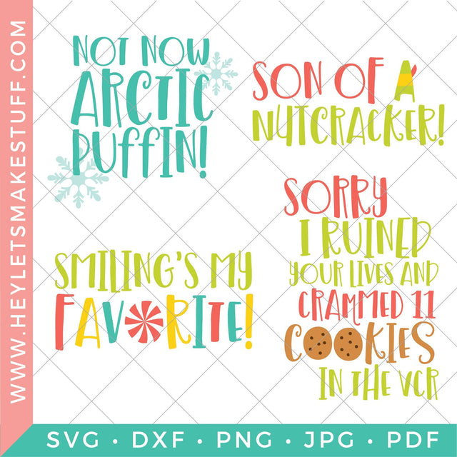 Buddy the Elf Movie Bundle SVG Hey Let's Make Stuff 