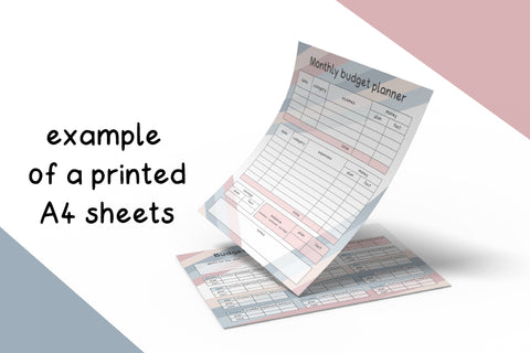 Budget Planer Book | A4 PDF Printable Templates Sublimation AnnaViolet_store 