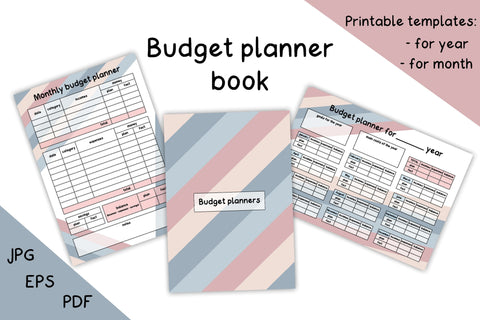 Budget Planer Book | A4 PDF Printable Templates Sublimation AnnaViolet_store 