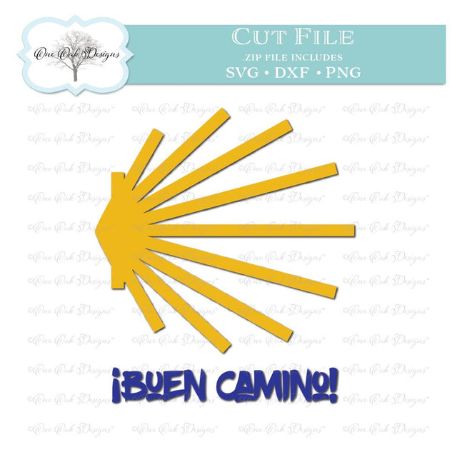 Buen Camino Shell SVG One Oak Designs 