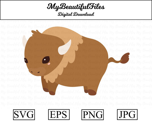 Buffalo - Animal SVG MyBeautifulFiles 
