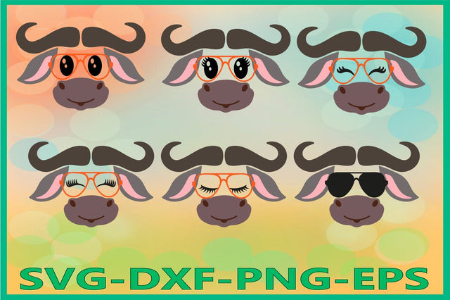 Buffalo face SVG SVG AlexSVGStudio 