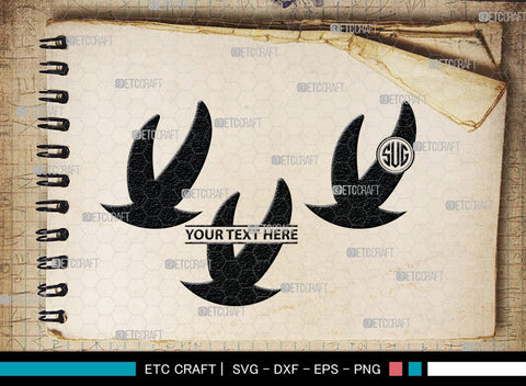 Buffalo Horn Monogram, Buffalo Horn Silhouette, Buffalo Horn SVG, Horn Svg, Horns Svg, Animal Horns Svg, SB00342 SVG ETC Craft 