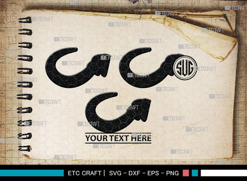 Buffalo Horn Monogram, Buffalo Horn Silhouette, Buffalo Horn SVG, Horn Svg, Horns Svg, Animal Horns Svg, SB00342 SVG ETC Craft 