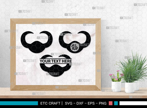 Buffalo Horn Monogram, Buffalo Horn Silhouette, Buffalo Horn SVG, Horn Svg, Horns Svg, Animal Horns Svg, SB00342 SVG ETC Craft 