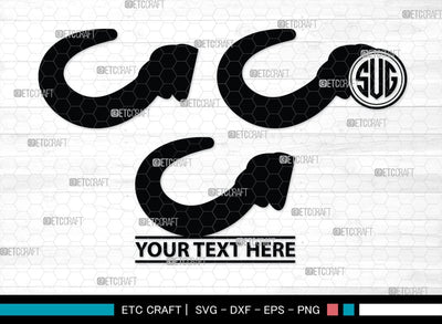 Buffalo Horn Monogram, Buffalo Horn Silhouette, Buffalo Horn SVG, Horn Svg, Horns Svg, Animal Horns Svg, SB00342 SVG ETC Craft 