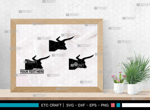 Buffalo Monogram, Buffalo Silhouette, Buffalo SVG, Bull Rider Svg, Bison Svg, Animal Svg, SB00231 SVG ETC Craft 