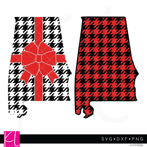 Buffalo Plaid Alabama SVG Kelly Lollar Designs 