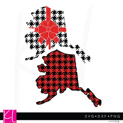 Buffalo Plaid Alaska SVG Kelly Lollar Designs 