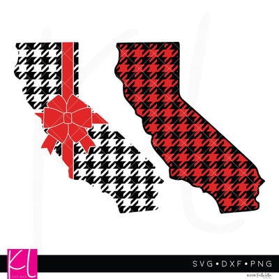Buffalo Plaid California SVG Kelly Lollar Designs 