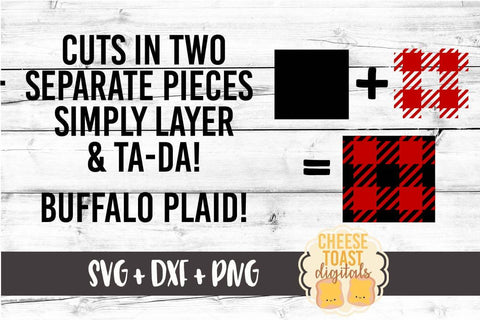 Buffalo Plaid Christmas Bundle Vol 2 - Christmas SVG Files SVG Cheese Toast Digitals 