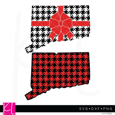 Buffalo Plaid Connecticut SVG Kelly Lollar Designs 
