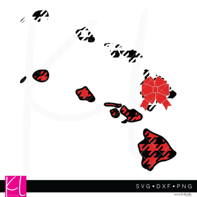 Buffalo Plaid Hawaii SVG Kelly Lollar Designs 