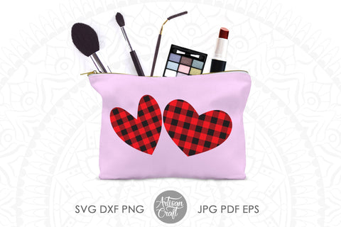 Buffalo plaid heart SVG, plaid heart PNG, sublimation designs Sublimation Artisan Craft SVG 