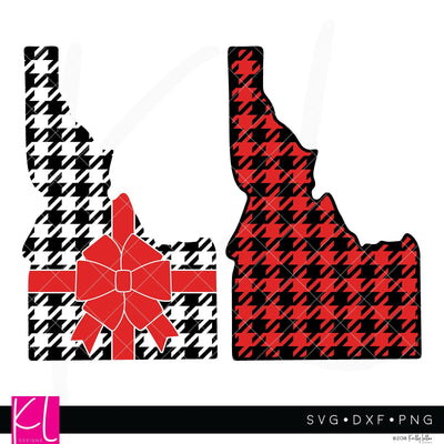 Buffalo Plaid Idaho SVG Kelly Lollar Designs 