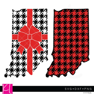 Buffalo Plaid Indiana SVG Kelly Lollar Designs 