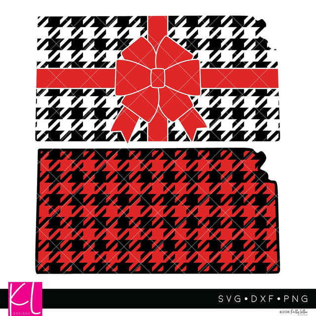 Buffalo Plaid Kansas SVG Kelly Lollar Designs 