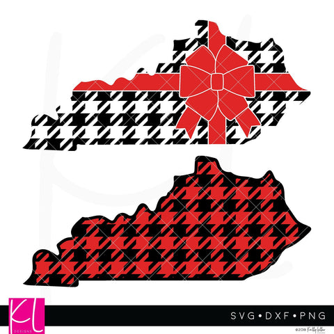 Buffalo Plaid Kentucky SVG Kelly Lollar Designs 