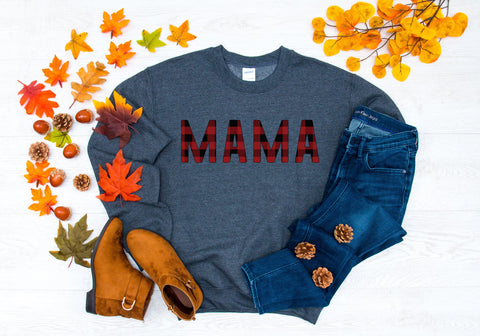 Buffalo Plaid Mama Sublimation File SVG Pickled Thistle Creative 