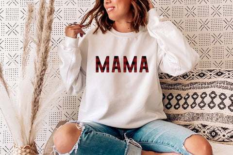 Buffalo Plaid Mama Sublimation File SVG Pickled Thistle Creative 