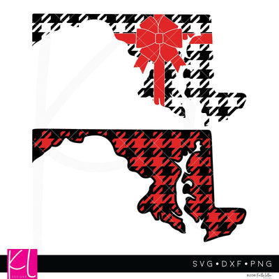 Buffalo Plaid Maryland SVG Kelly Lollar Designs 