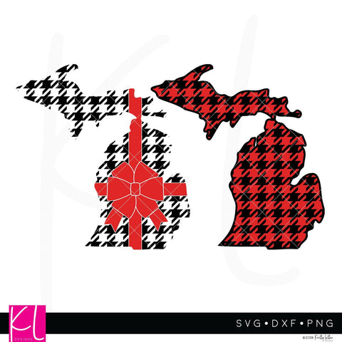 Buffalo Plaid Michigan SVG Kelly Lollar Designs 