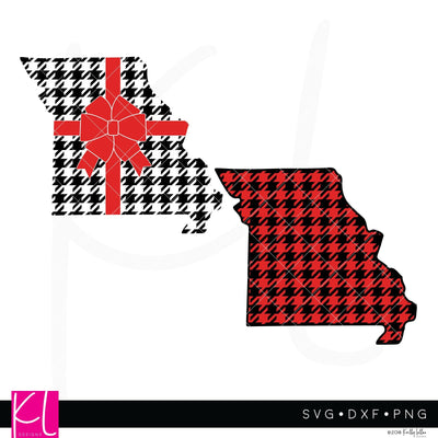 Buffalo Plaid Missouri SVG Kelly Lollar Designs 