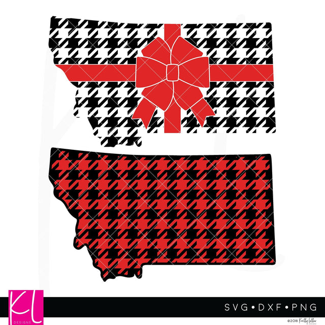 Buffalo Plaid Montana SVG Kelly Lollar Designs 