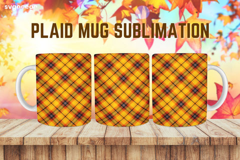 Buffalo Plaid Mug Sublimation | PNG Bundle | Mug Wrap Sublimation SvgOcean 