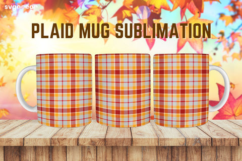 Buffalo Plaid Mug Sublimation | PNG Bundle | Mug Wrap Sublimation SvgOcean 