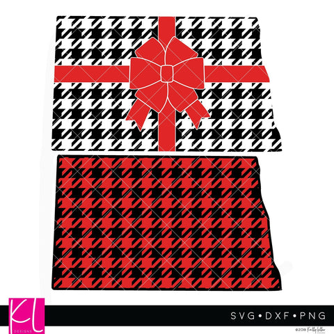 Buffalo Plaid North Dakota SVG Kelly Lollar Designs 
