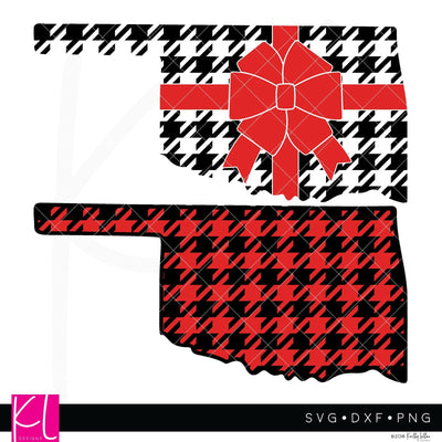 Buffalo Plaid Oklahoma SVG Kelly Lollar Designs 