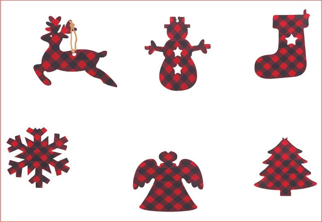 Buffalo Plaid Ornaments png, Sublimation graphics, clipart Christmas Sublimation sublimationhappy 