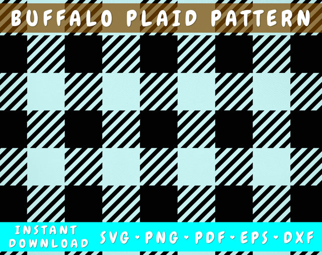 Buffalo Plaid Pattern SVG HappyDesignStudio 