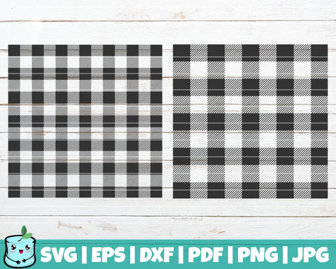Buffalo Plaid Patterns Bundle SVG MintyMarshmallows 