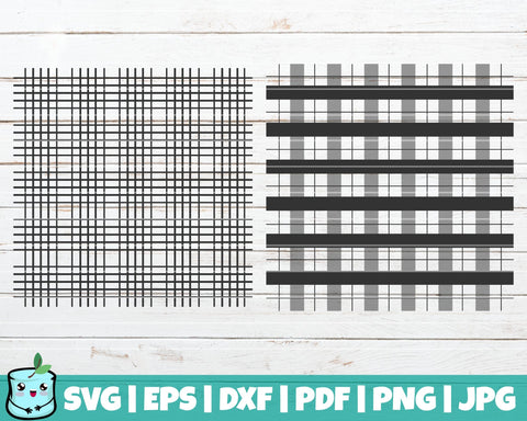 Buffalo Plaid Patterns Bundle SVG MintyMarshmallows 