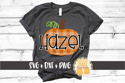 Buffalo Plaid Pumpkin - Fall SVG PNG DXF Cut Files SVG Cheese Toast Digitals 