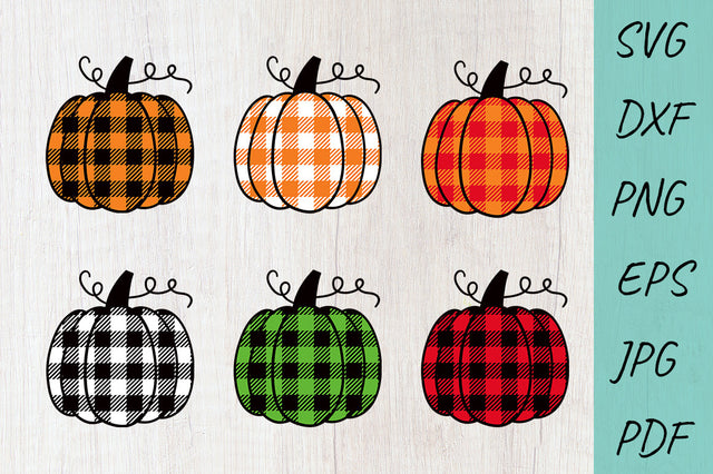 Buffalo Plaid Pumpkin SVG, Fall SVG, Plaid Pumpkin Svg SVG Irina Ostapenko 