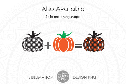 Buffalo plaid pumpkin SVG, plaid pumpkin SVG files SVG Artisan Craft SVG 