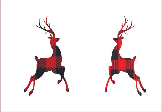 Buffalo -plaid reindeers png, sublimation graphics, reindeers clipart Sublimation sublimationhappy 