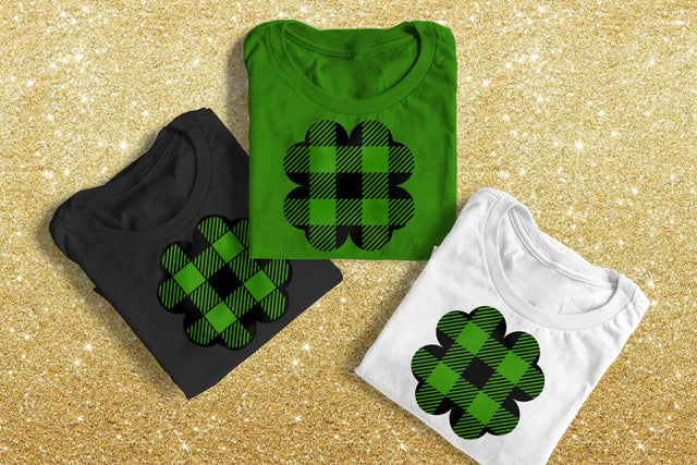 Buffalo Plaid Shamrock SVG Risa Rocks It 