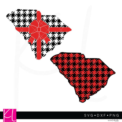 Buffalo Plaid South Carolina SVG Kelly Lollar Designs 