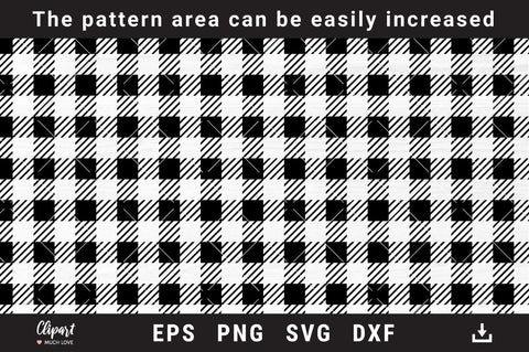 Buffalo Plaid svg, Buffalo plaid seamless pattern SVG, DXF SVG ClipartMuchLove 