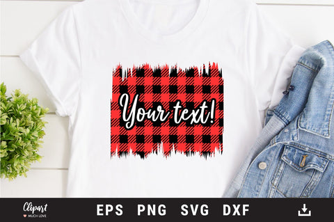 Buffalo Plaid svg, Buffalo plaid seamless pattern SVG, DXF SVG ClipartMuchLove 