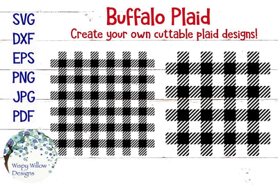 Buffalo Plaid SVG Bundle SVG Wispy Willow Designs 