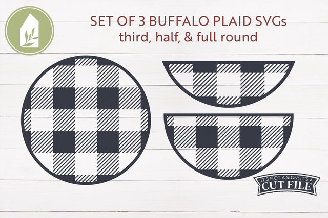 Buffalo Plaid SVG | Round Plaid SVG SVG LilleJuniper 