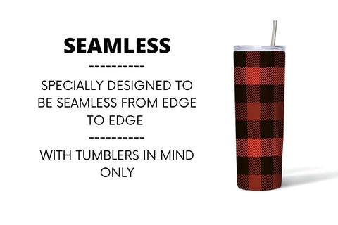 Buffalo Plaid Tumbler Sublimation Sublimation SvgOcean 