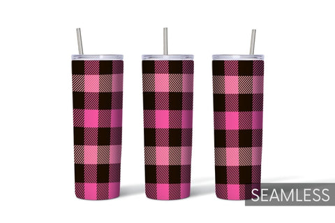 Buffalo Plaid Tumbler Sublimation Sublimation SvgOcean 