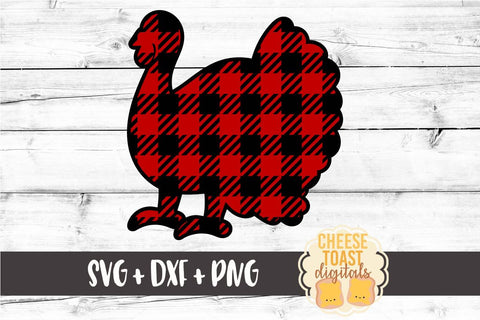 Buffalo Plaid Turkey - Thanksgiving SVG File SVG Cheese Toast Digitals 